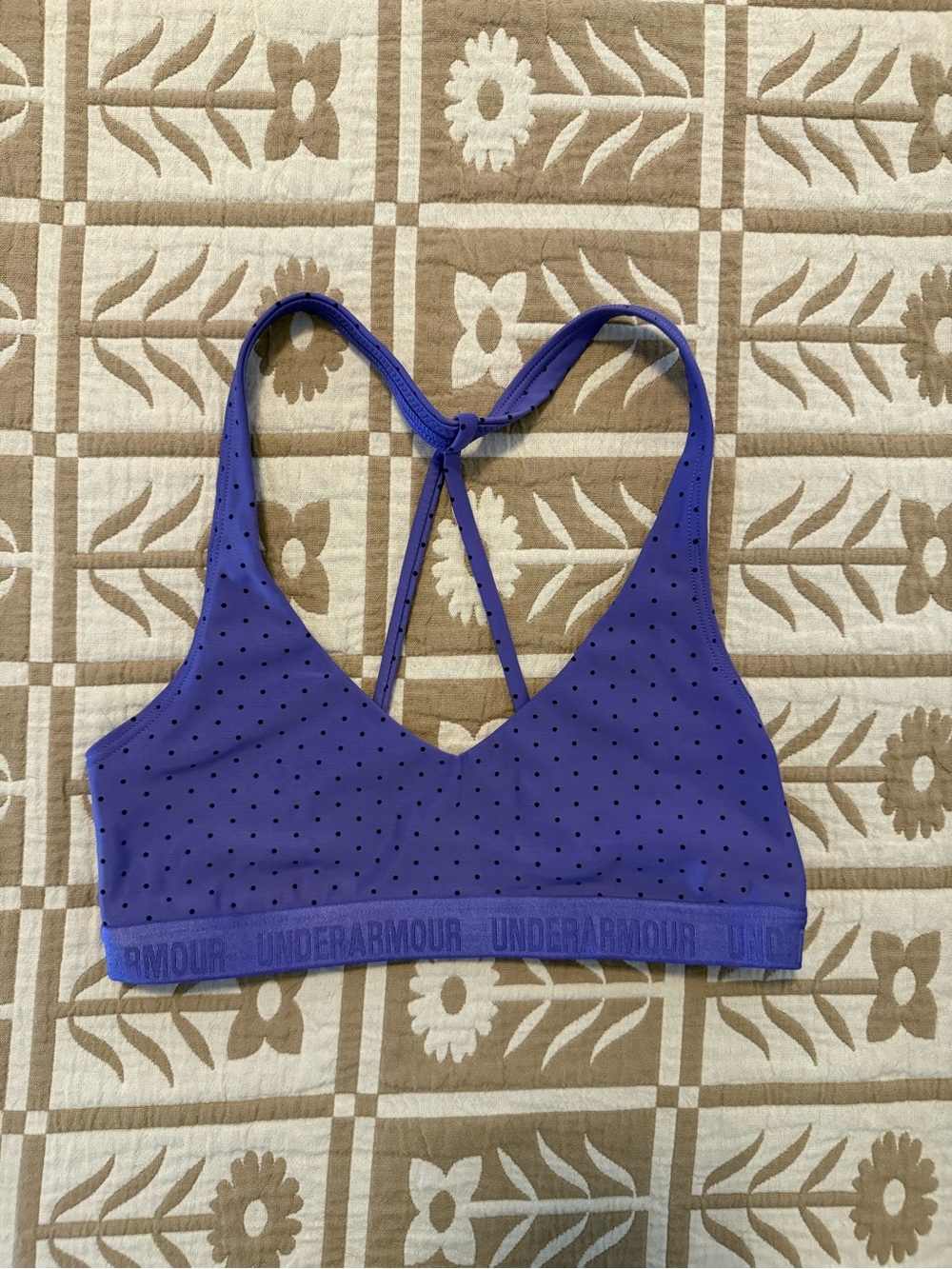 Under Armour Purple Racerback Sports Bra - XS